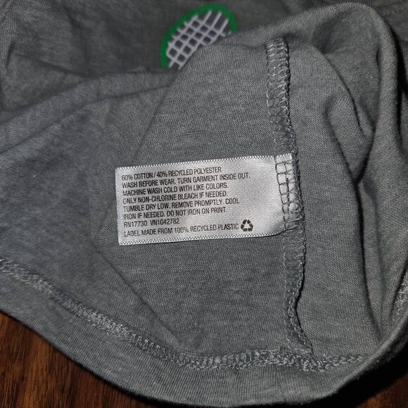 6 for $25 🎃 Cat & Jack Grey Tee With Tennis Avocado Toddler Size 3T - Picture 3 of 4